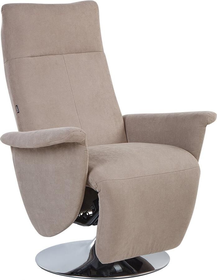 Beliani PRIME Relaxfauteuil Taupe Polyester