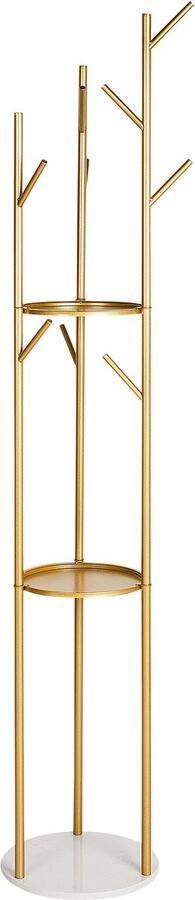 Beliani RALTSON Kapstok Goud Metaal