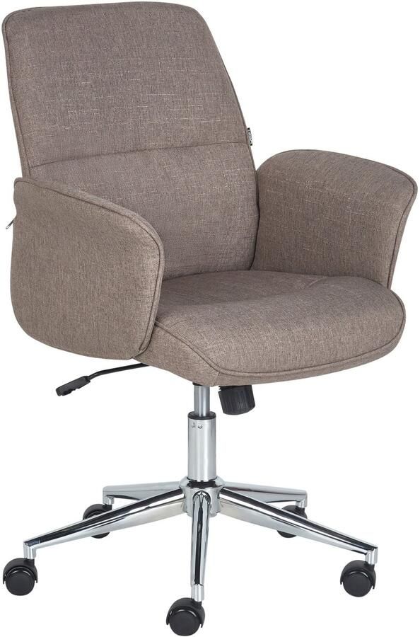 Beliani RAVISHING Bureaustoel Bruin Polyester