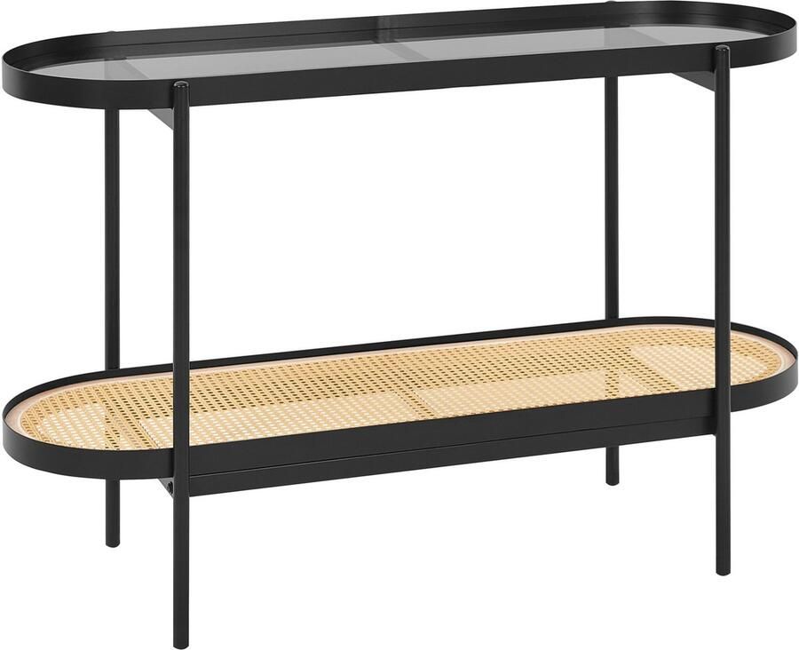 Beliani RENO Sidetable Lichtbruin Hout