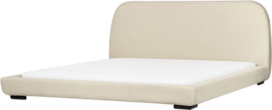 Beliani ROISEL Waterbed Crème 180 x 200 cm Polyester