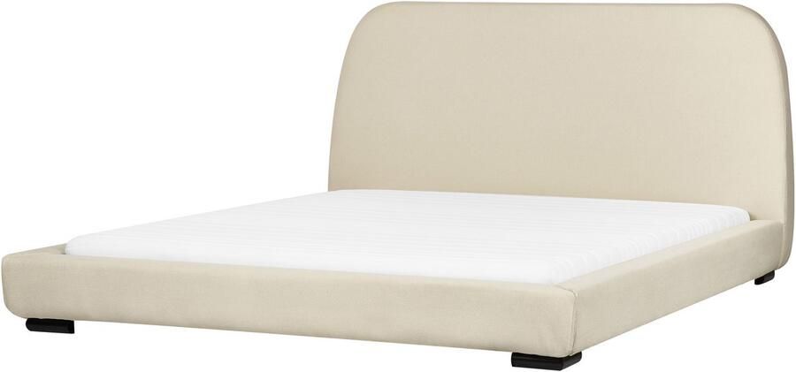 Beliani ROISEL Waterbed Lichtbeige 160 x 200 cm Polyester