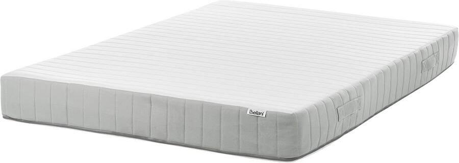 Beliani ROOMY Pocketveringmatras medium Wit 140 x 200 cm Pocketveren