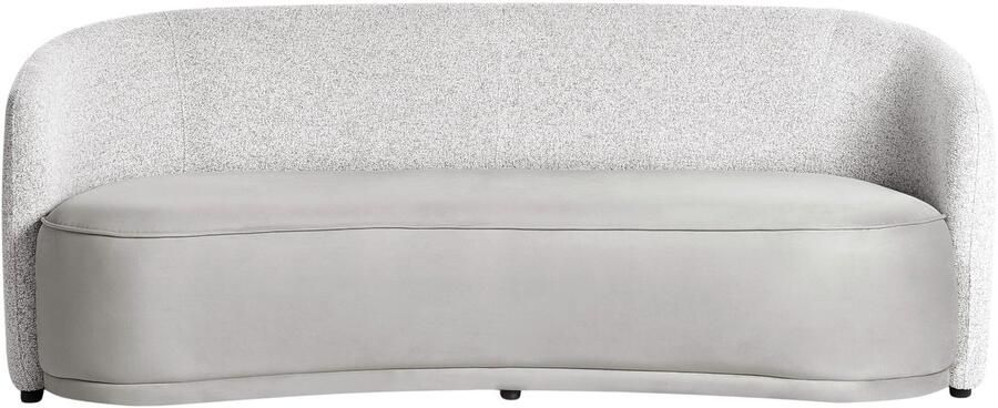 Beliani Slaapbank 3-zits stof grijs ROSET - Foto 2