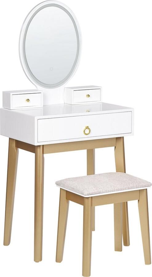 Beliani ROSEY Kaptafel Wit MDF