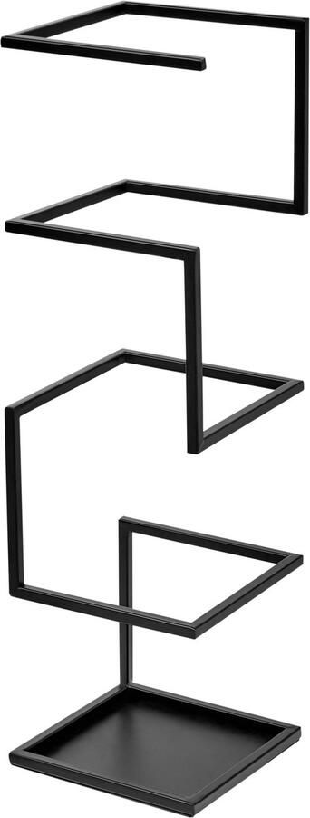 Beliani Paraplubak ROSOY Metaal Zwart