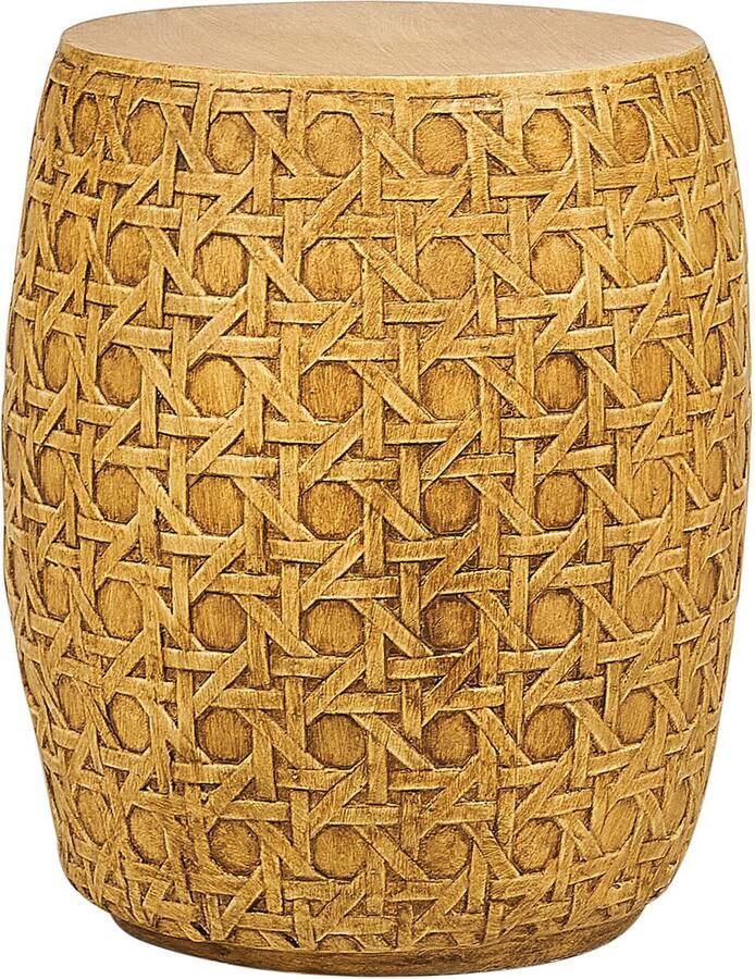 Beliani SADOLE Bijzettafel-Natuurlijk-Lichtbeton (MgO)