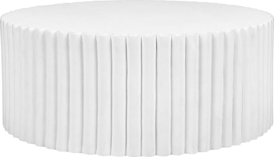 Beliani POZZA Salontafel-Wit-Lichtbeton (MgO)