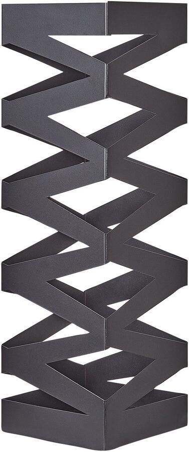 Beliani Paraplubak SAMBIN Metaal Zwart