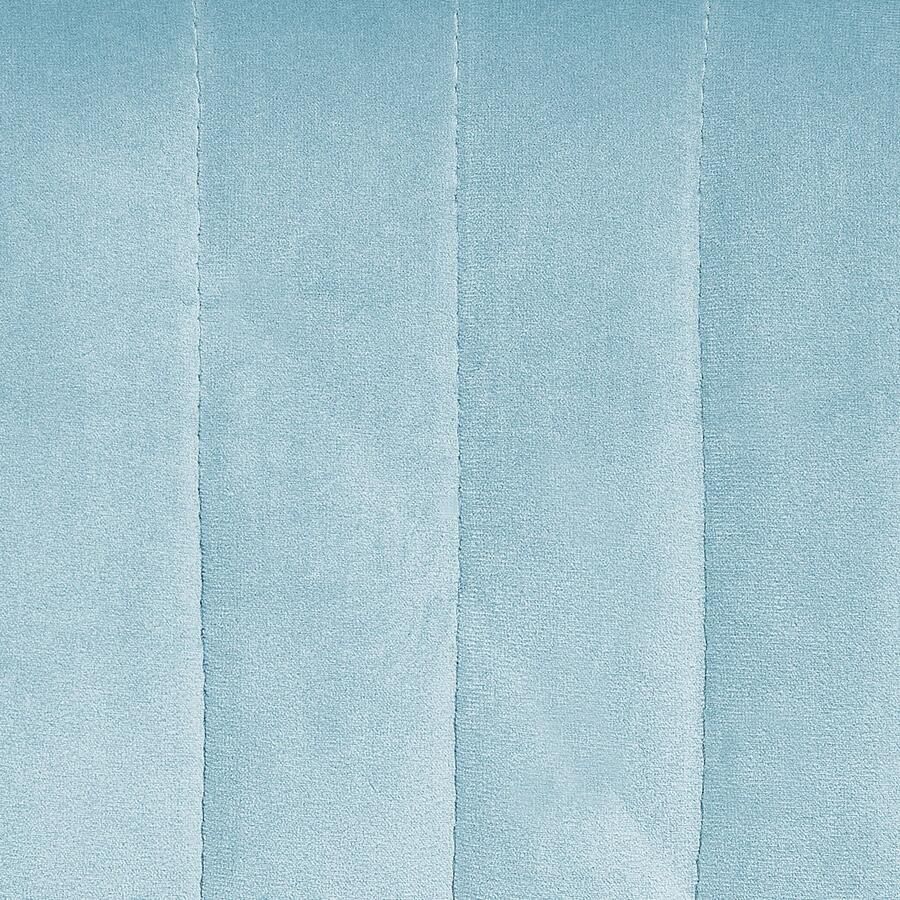 Beliani SANILAC Bureaustoel Lichtblauw Fluweel - Foto 2