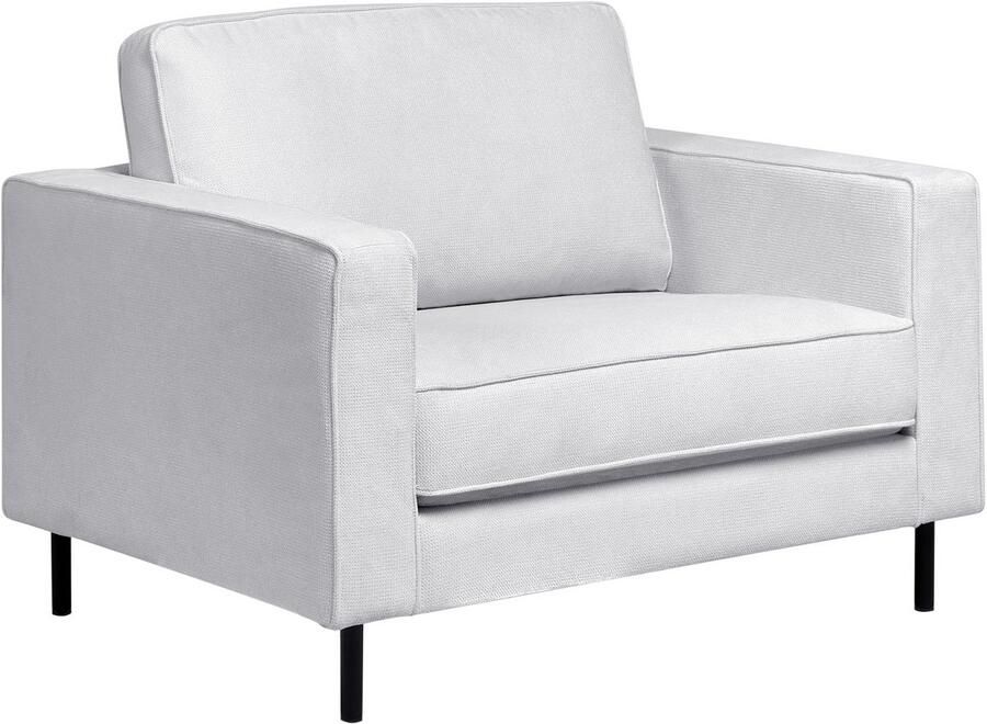 Beliani SAVALEN Fauteuil Lichtgrijs Stof