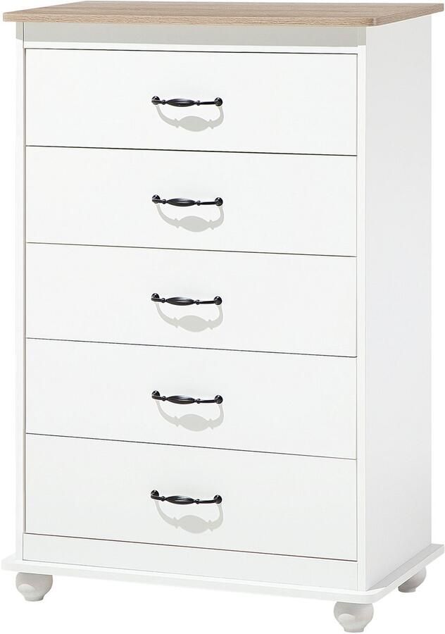 Beliani SHARON Commode Wit Spaanplaat