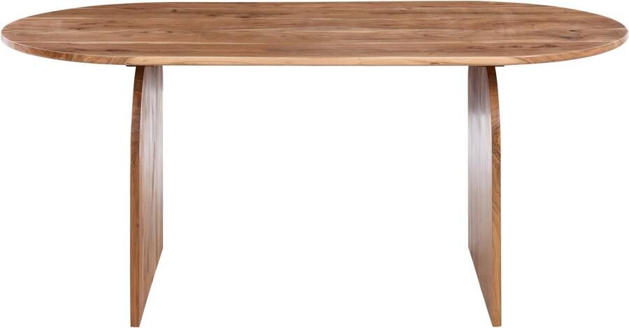 Beliani SKYE Eettafel Lichthout 180 x 90 cm Acaciahout - Foto 2
