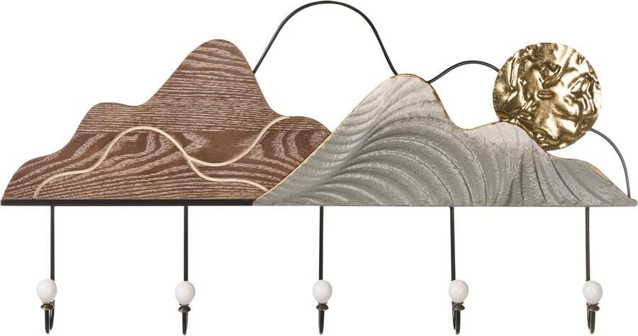 Beliani SLIGO Kapstok Zwart Metaal