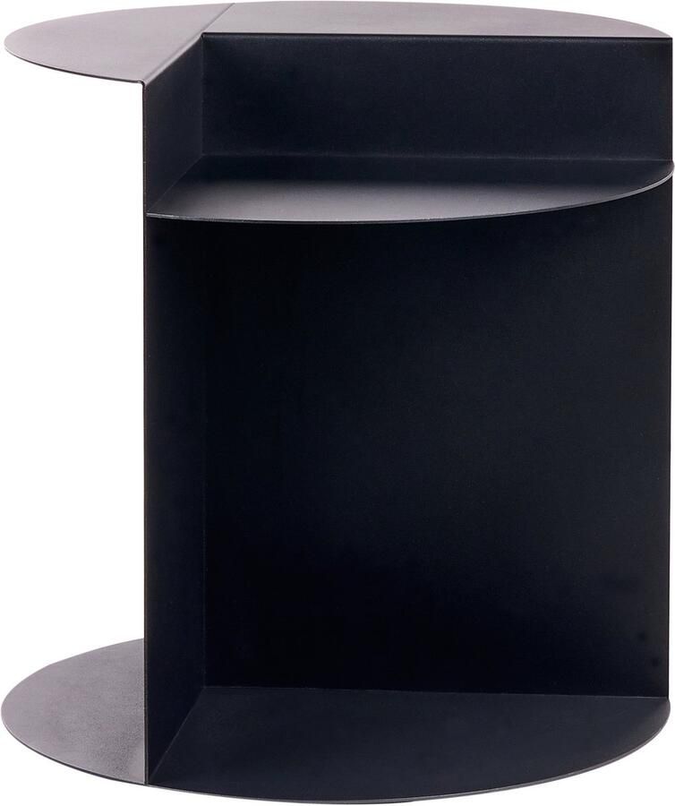 Beliani Bijzettafel TAGGART Metaal Zwart