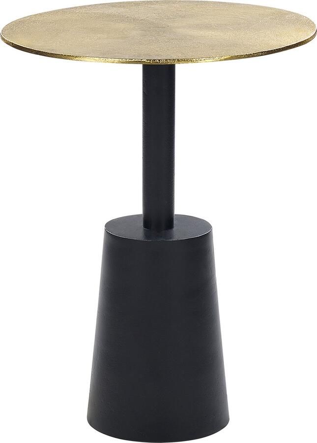 Beliani TANAMI Bijzettafel Goud Aluminium