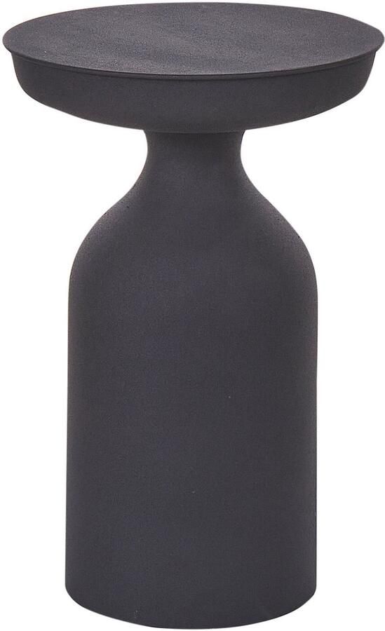 Beliani TENJO Bijzettafel Zwart Metaal