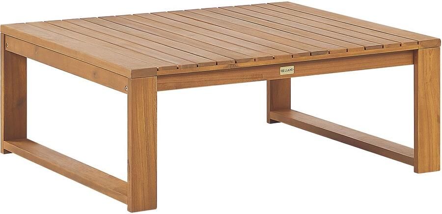 Beliani -TIMOR II-Salontafel-Lichte houtkleur-Gecertificeerd Acaciahout