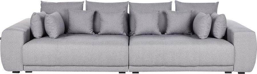 Beliani TORPO Bank XXL Lichtgrijs Polyester