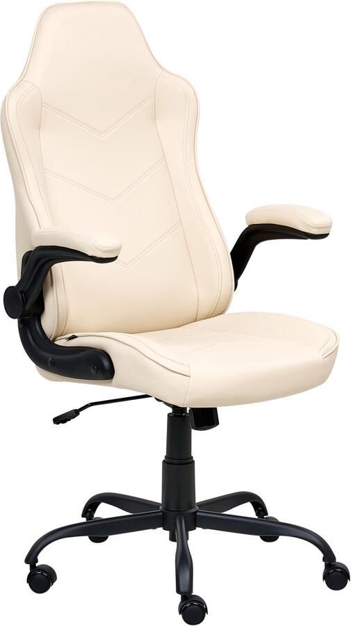 Beliani TRIUMPHER Bureaustoel Off-white Kunstleer