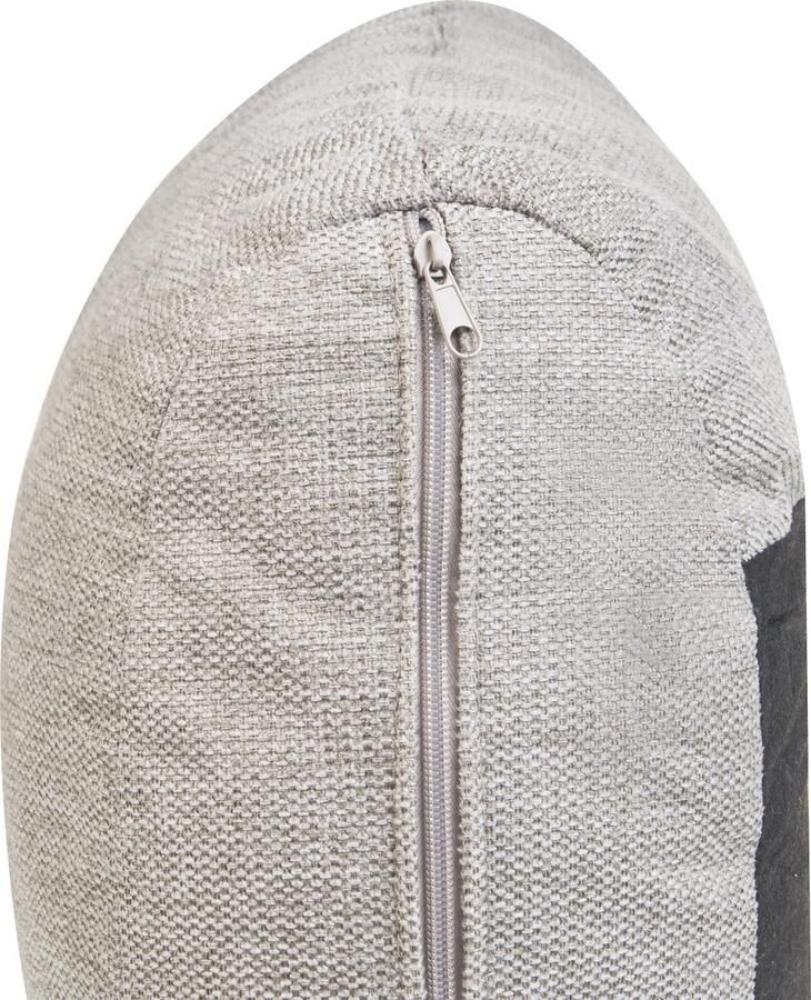 Beliani TROSA Fauteuil Lichtgrijs Polyester