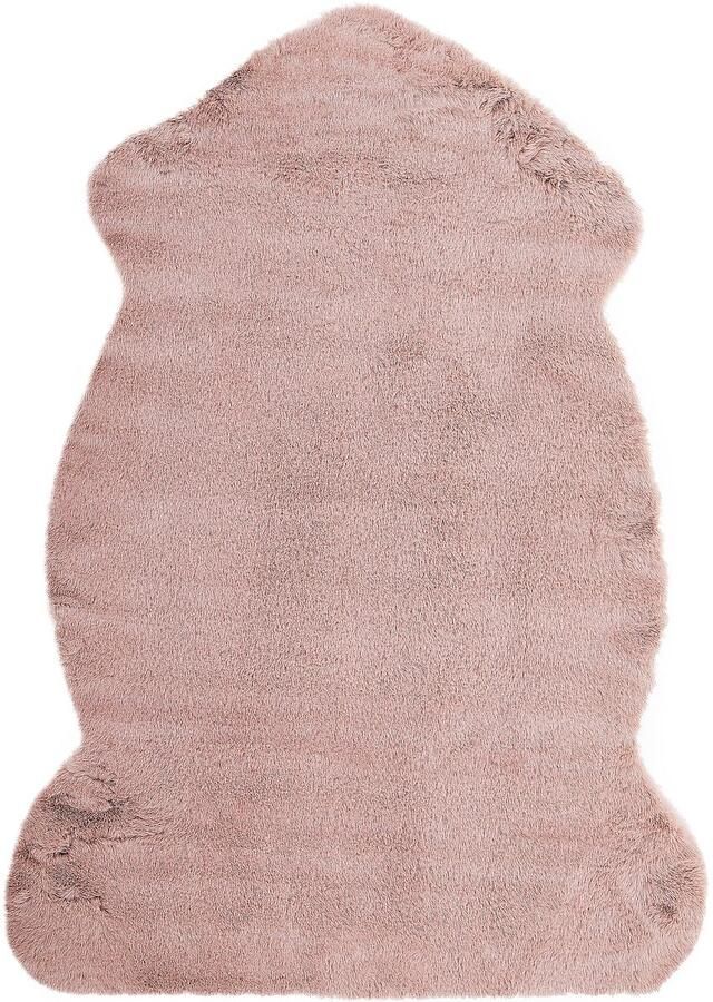 Beliani Vloerkleed acryl roze 60 x 90 cm UNDARA