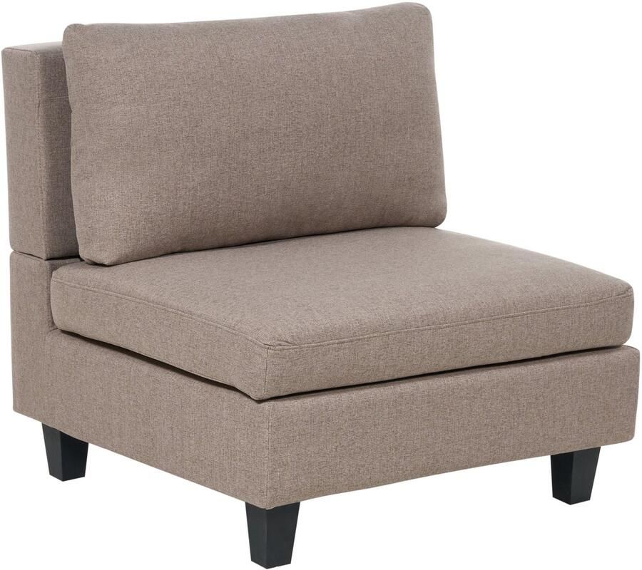 Beliani UNSTAD Module Element-Bruin-Polyester