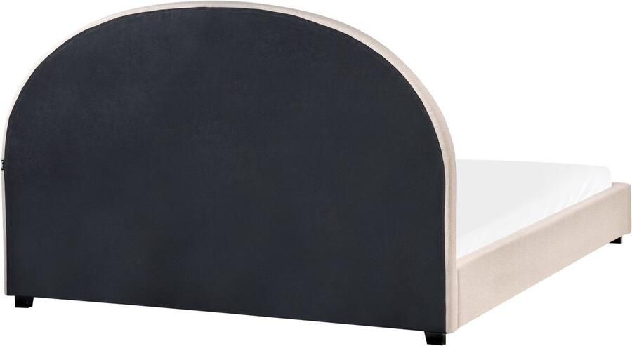 Beliani VAUCLUSE Waterbed Lichtbeige 160 x 200 cm Polyester - Foto 2