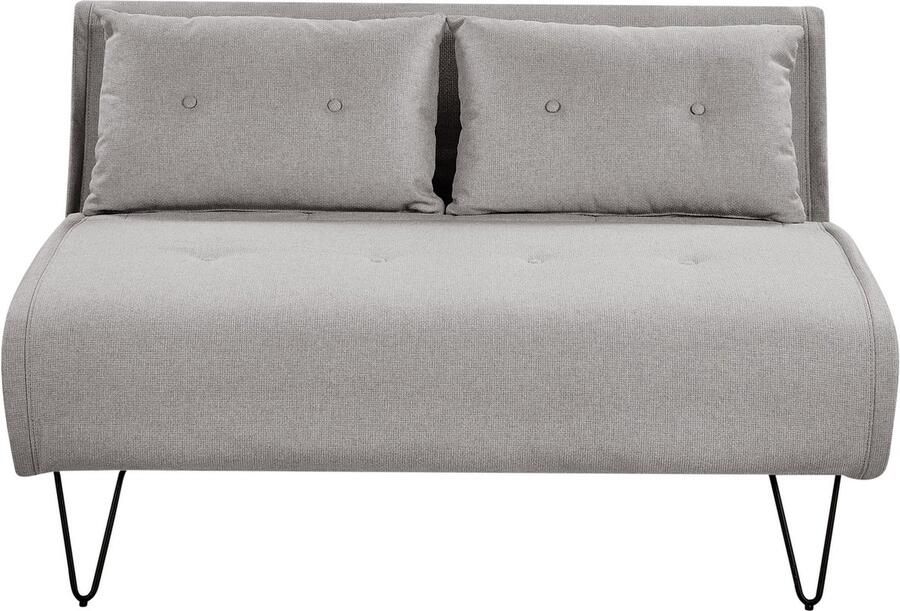 Beliani VESTFOLD Slaapbank Lichtgrijs Polyester