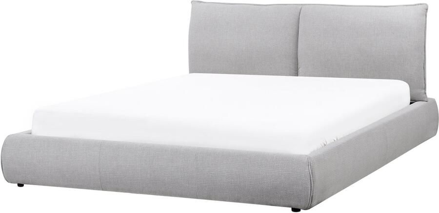 Beliani VINAY Waterbed Grijs 160 x 200 cm Polyester
