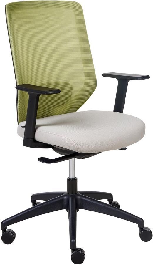 Beliani Bureaustoel Draaibaar VIRTUOSO Lichtgroen