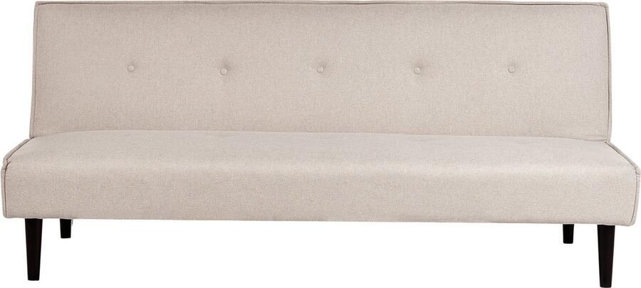 Beliani VISBY Slaapbank 3-zits Beige Polyester - Foto 2