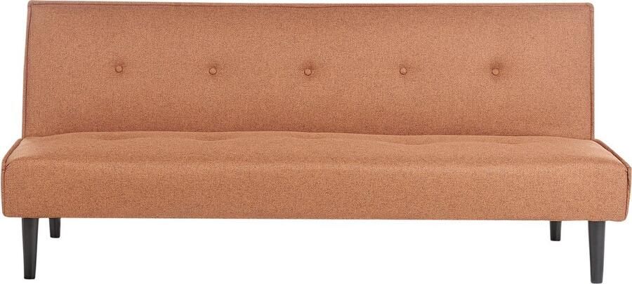 Beliani VISBY Slaapbank 3-zits Goudbruin Polyester - Foto 2