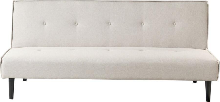 Beliani VISBY Slaapbank 3-zits Lichtbeige Polyester