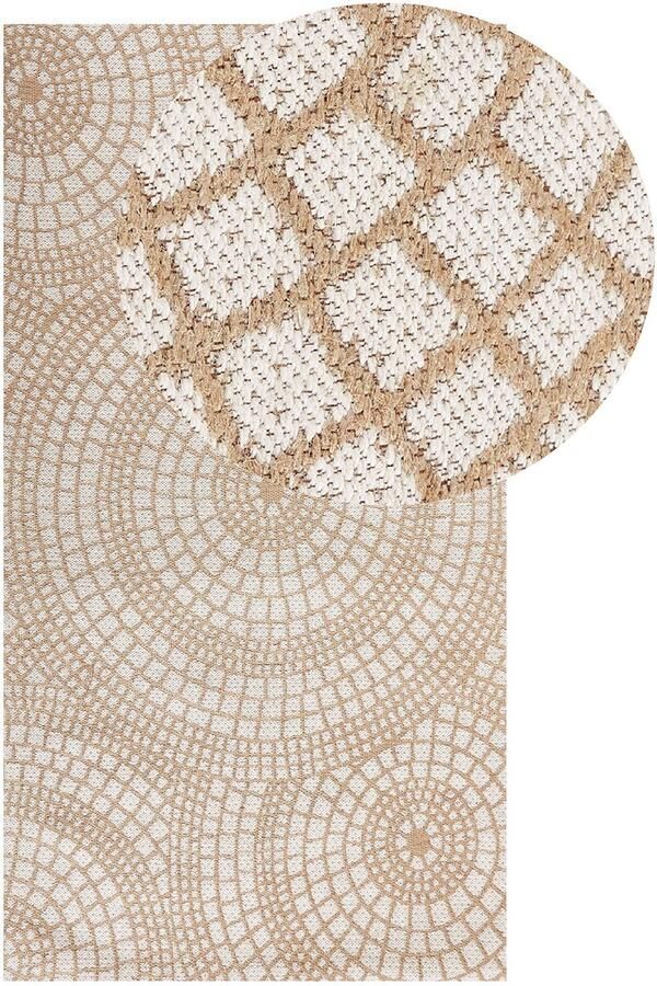 Beliani ARIBA Jute vloerkleed Beige 80 x 150 cm Jute