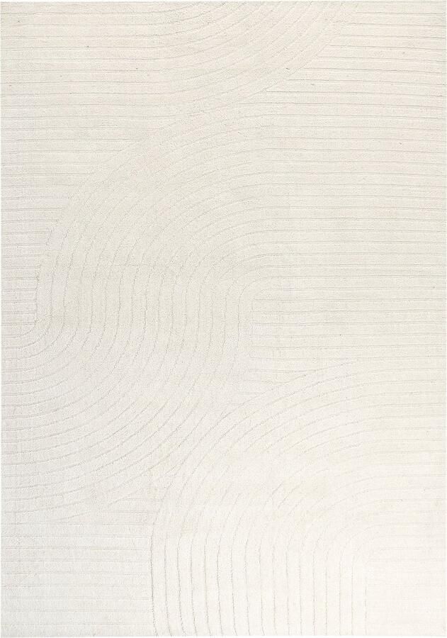 Beliani DAGARI Vloerkleed Beige 200 x 300 cm Wol