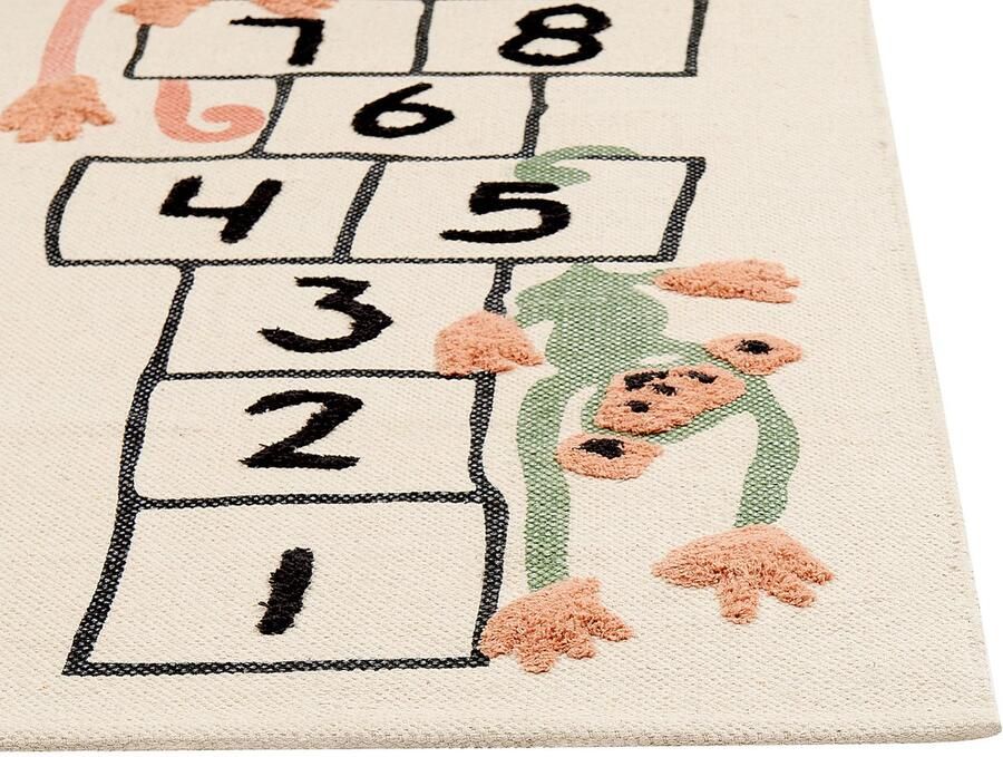 Beliani Vloerkleed katoen meerkleurig 80 x 150 cm KATIET - Foto 2