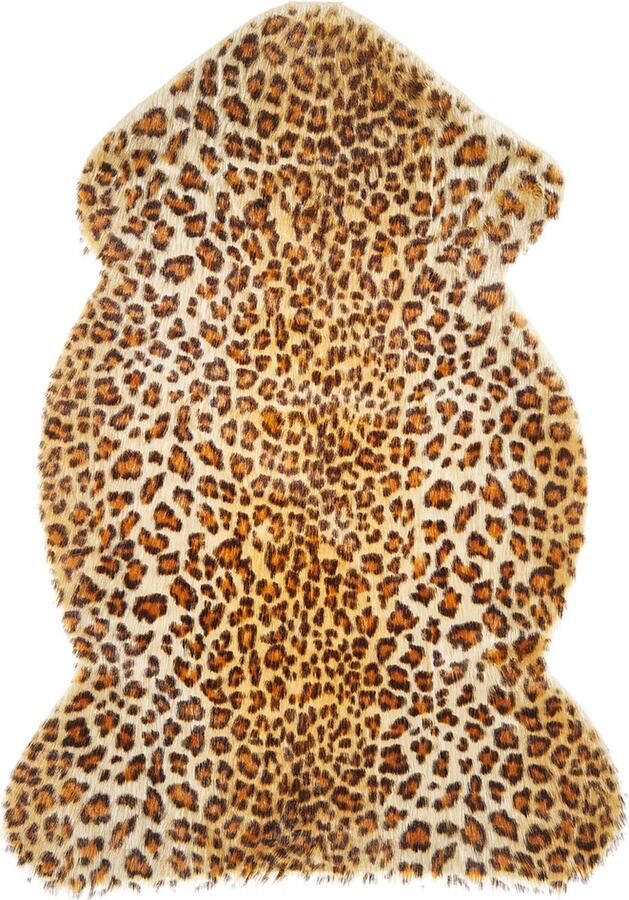 Beliani Vloerkleed luipaardprint 90 x 60 cm NAMBUNG