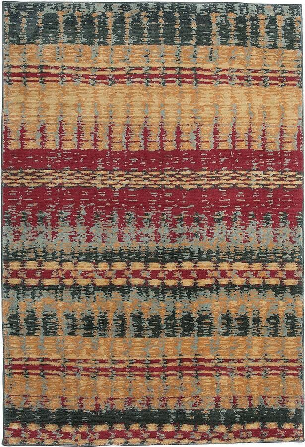 Beliani Vloerkleed polyester meerkleurig 140 x 200 cm MARMARIS