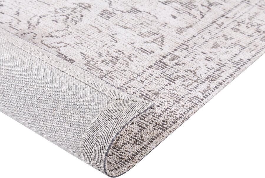 Beliani Vloerkleed katoen beige 80 x 300 cm SELLIK