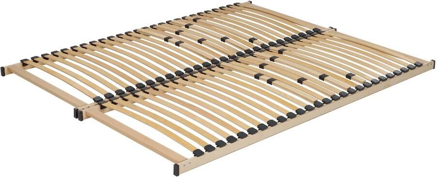 Beliani VOUZIERS Lattenbodem Lichthout 160 x 200 cm Berkenhout