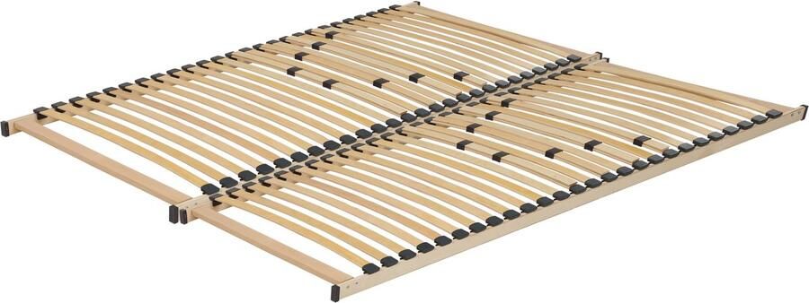 Beliani VOUZIERS Lattenbodem Lichthout 180 x 200 cm Berkenhout