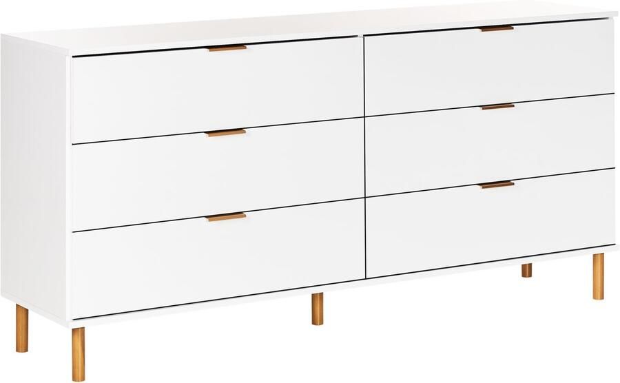 Beliani WALPOLE Ladekast Wit Hout