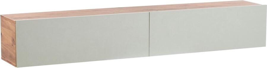 Beliani GLADSTONE Wand TV-meubel Lichtgroen 180 cm Vezelplaat