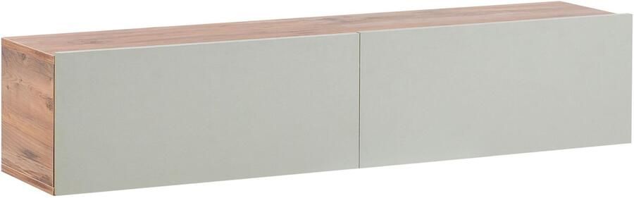 Beliani GLADSTONE Wandgemonteerd TV-meubel Lichtgroen- 140 cm Vezelplaat