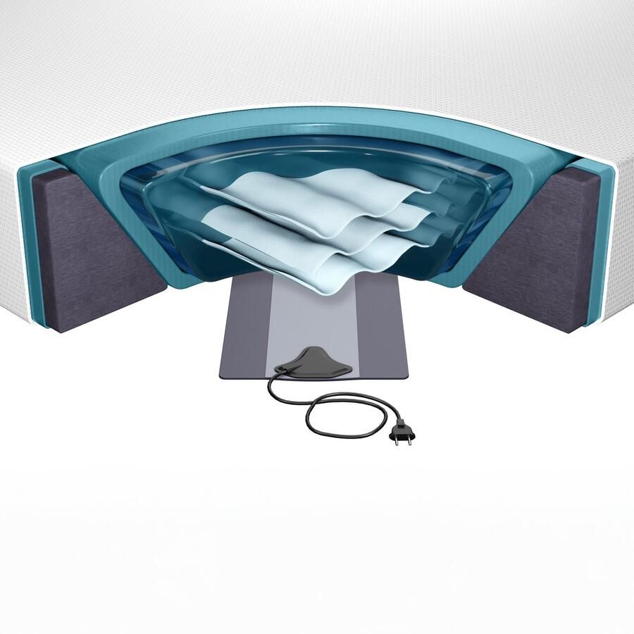 Beliani Waterbedmatras met accessoires SOLERS 140 x 200 cm