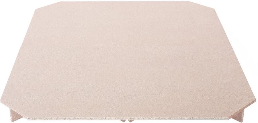 Beliani Wasserbettpodest Accessoires Lichte houtkleur