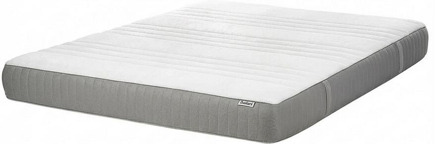 Beliani WHISPER Traagschuimmatras stevig Wit 140 x 200 cm Polyester - Foto 3