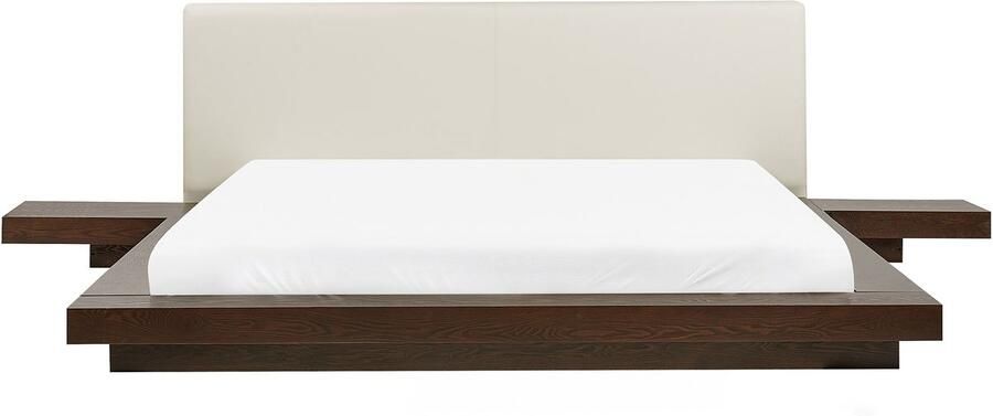 Beliani ZEN Waterbed Crème 180 x 200 cm MDF
