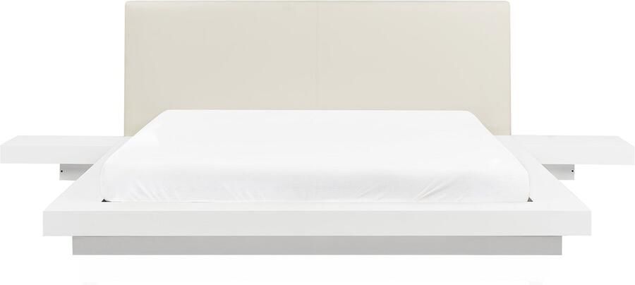 Beliani ZEN Futon tweepersoonsbed Wit 160 x 200 cm MDF